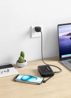 Belkin power bank with integrated cable (10,000mah) 263174_001 (Black)