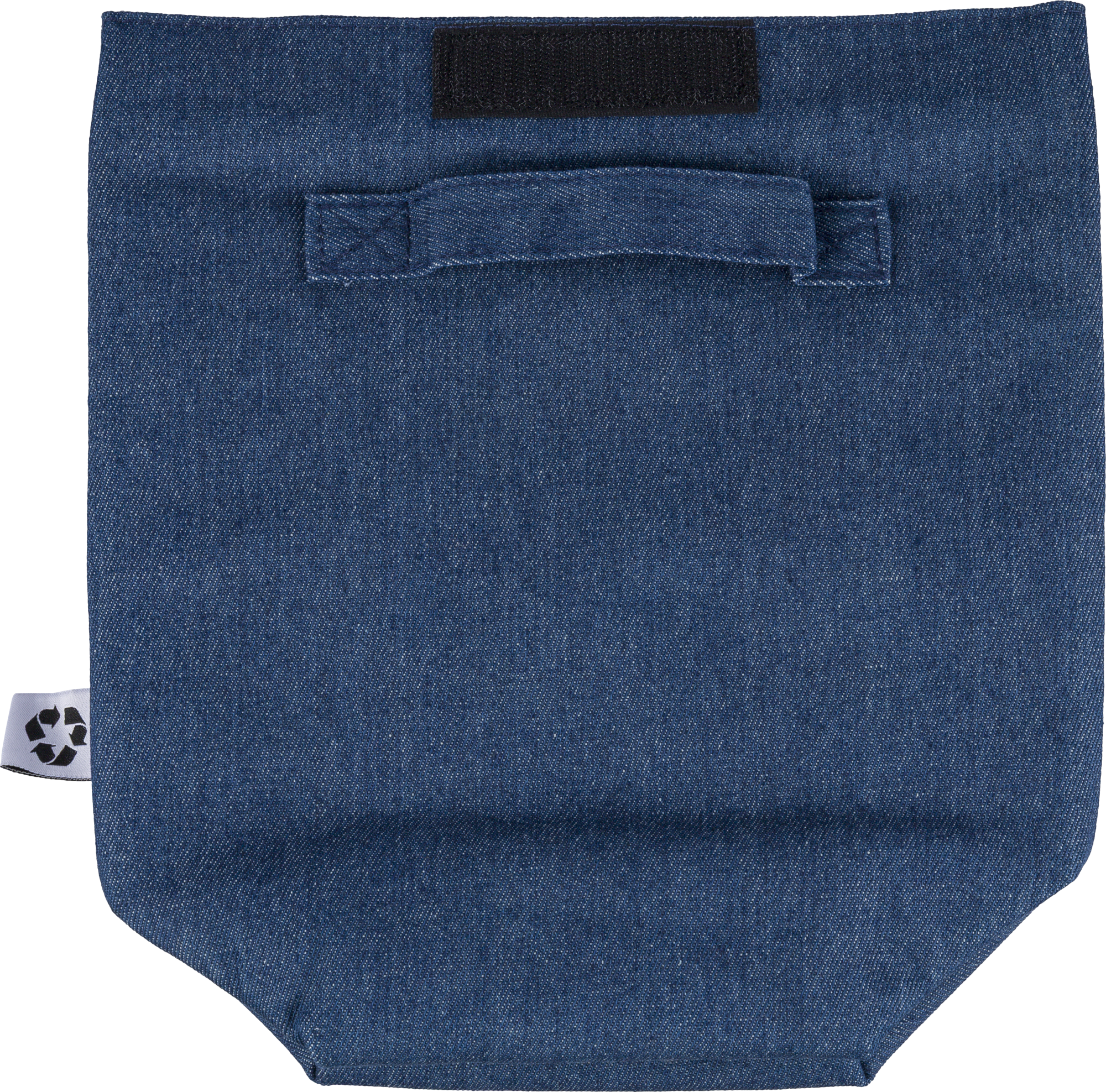Picture of Recycled denim cooler roll-top bag