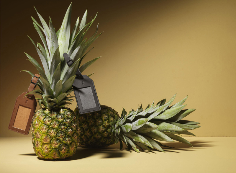 Vegan pineapple luggage tag 261461_001 (Black)