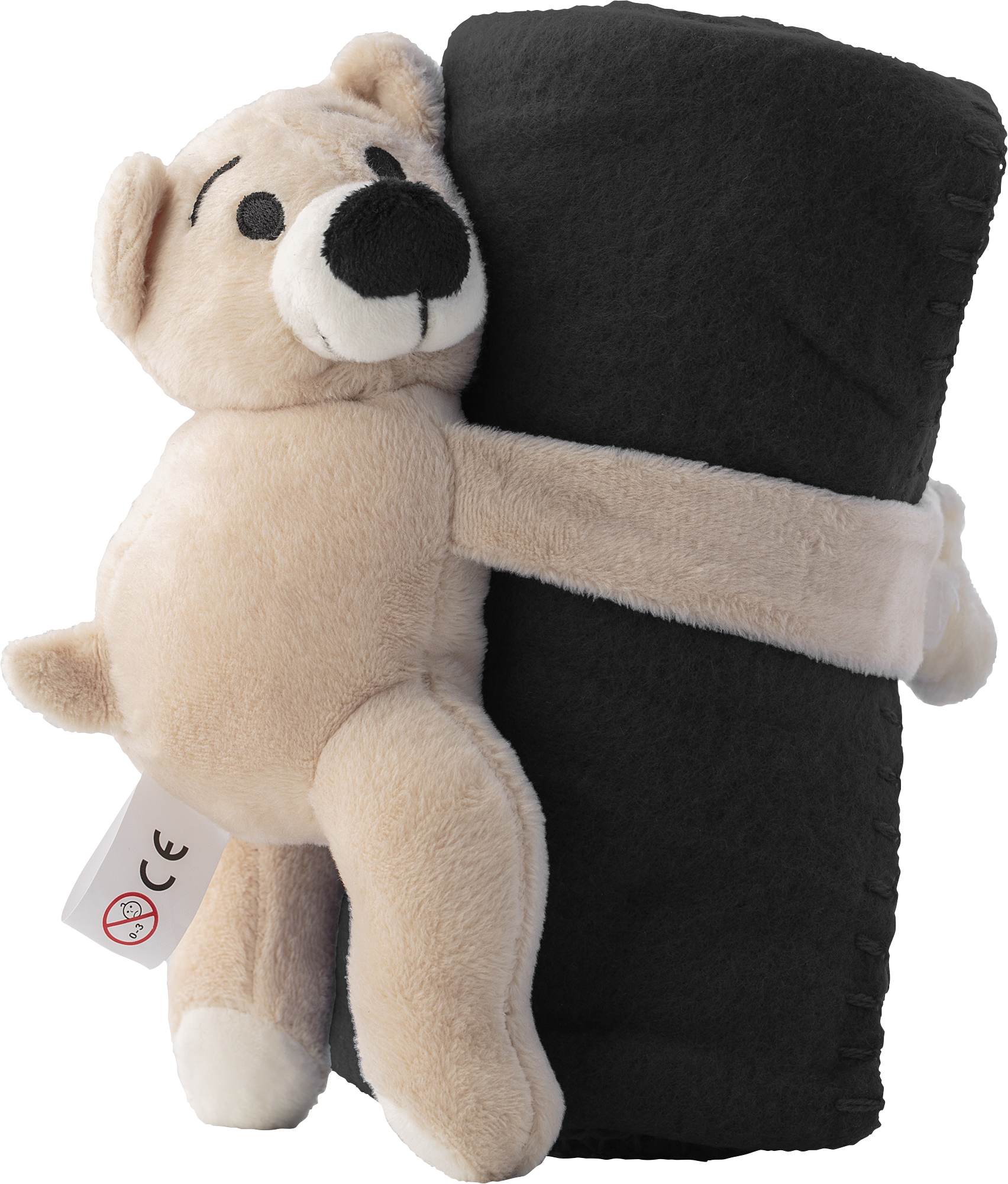 Picture of Plush Bear with fleece blanket