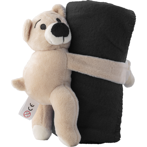 Plush Bear with fleece blanket