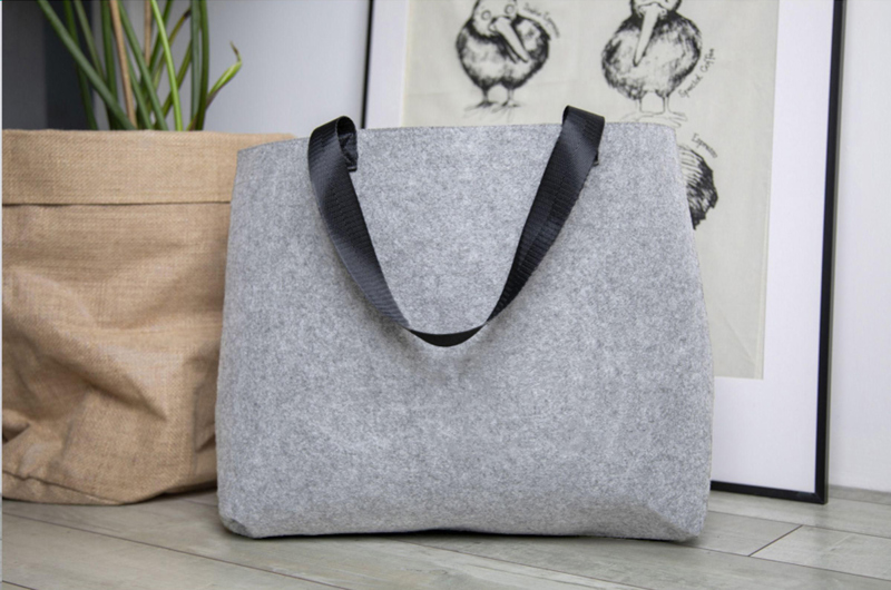 RPET felt shoulder bag 269074_003 (Grey)