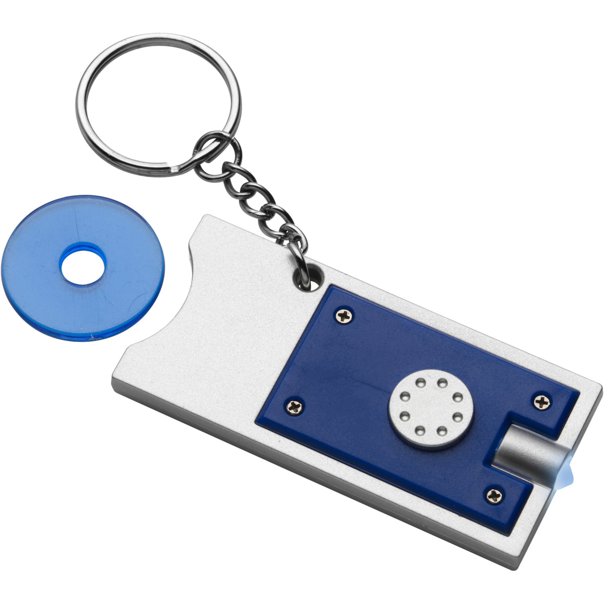 Trolley coin keyring