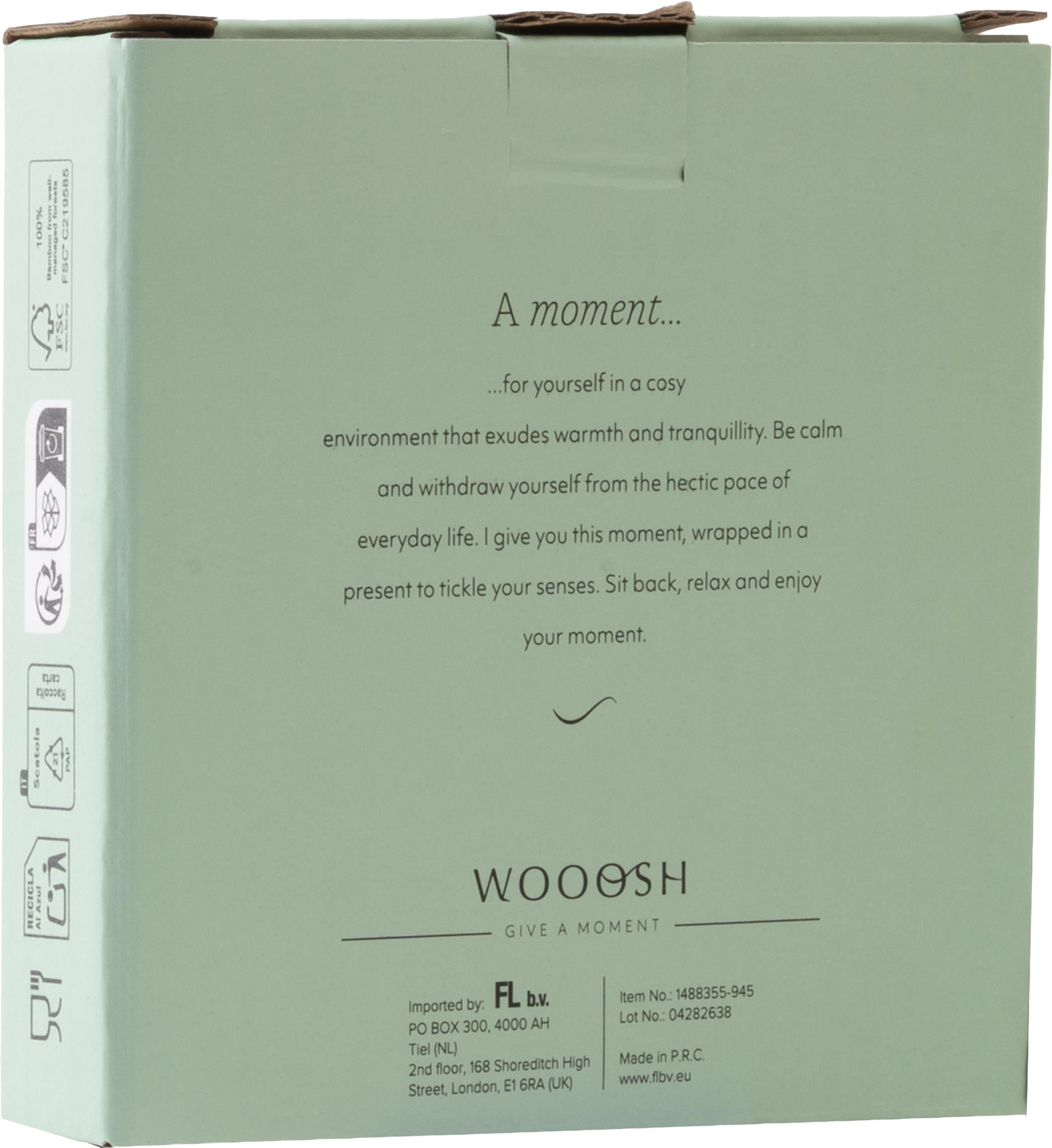 Picture of Wooosh bamboo wine glass topper