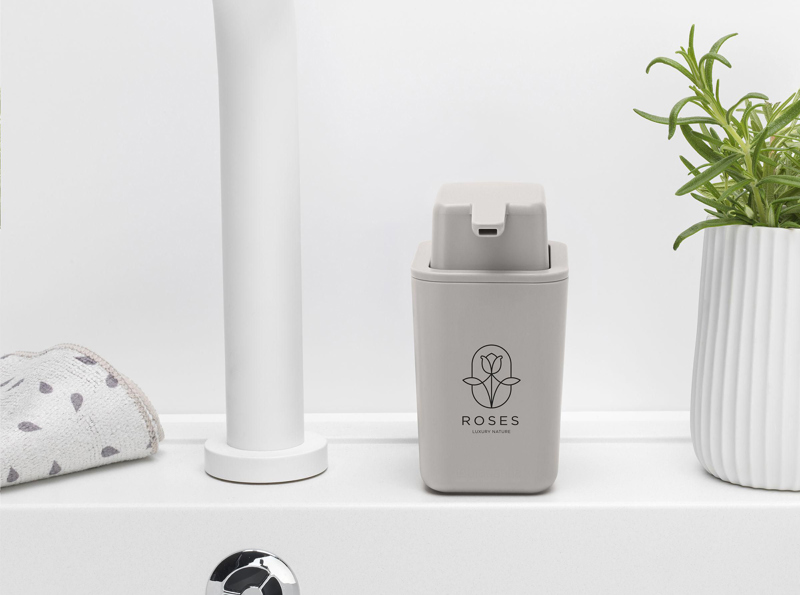Brabantia Sinkside soap dispenser (200ml) 262980_027 (Light grey)