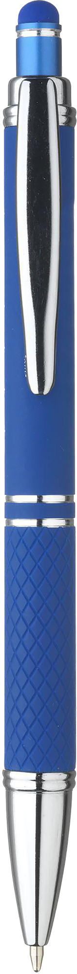 Picture of Soft touch aluminium ballpen with stylus