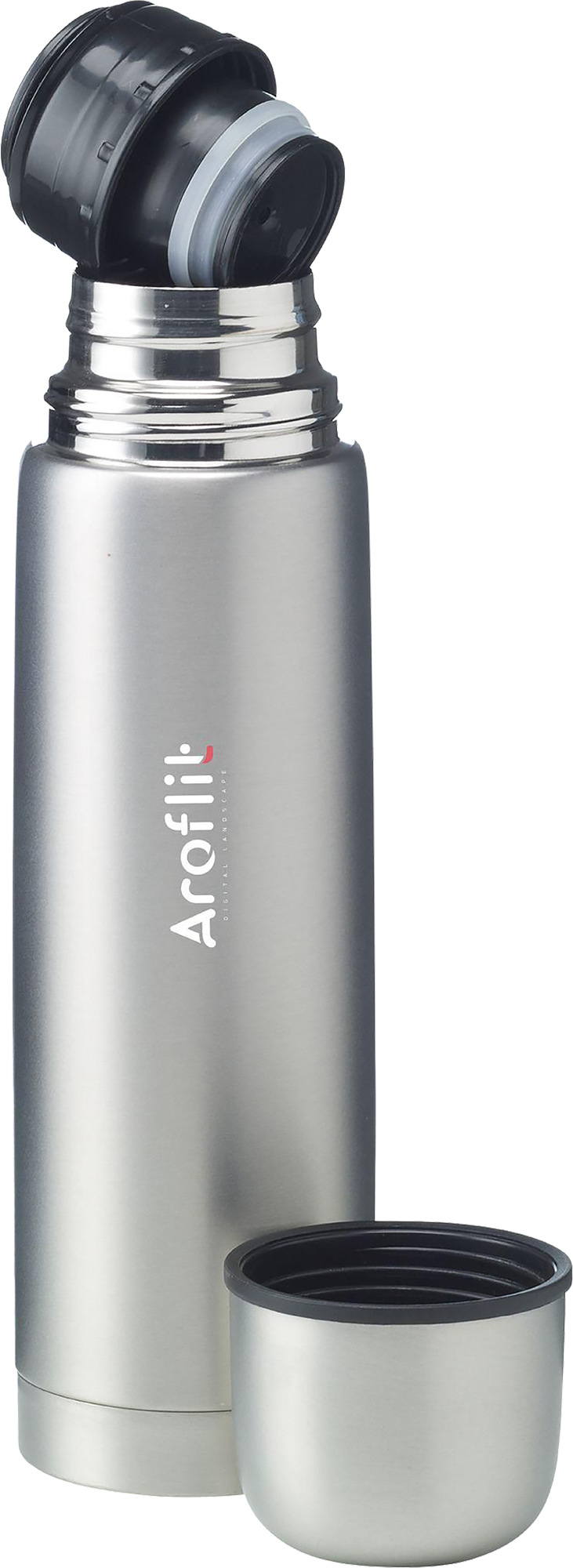 Picture of Recycled double walled steel flask (500ml)