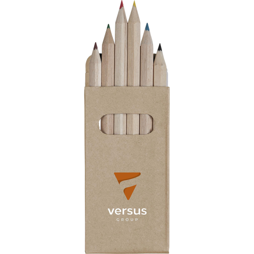 Six coloured pencil pack