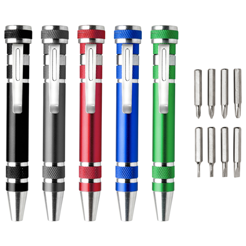 Pen shaped screwdriver set