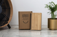 Notebook made from bamboo (approx. A6) 269099_011 (Brown)