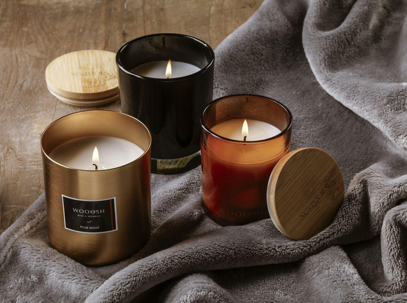 Wooosh scented candle (sweet vanilla) 262342_001 (Black)