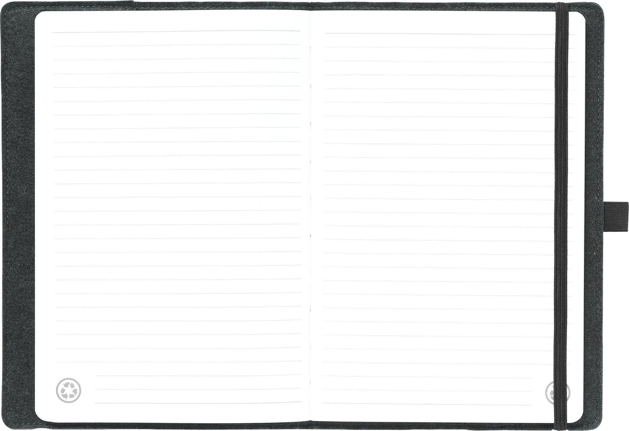 Picture of RPET felt notebook (approx A5)
