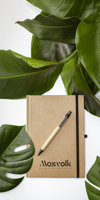 Recycled notebook. (approx. A5) 260756_311 (Natural)