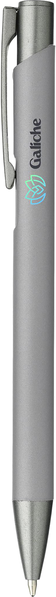 Picture of Ebony soft touch recycled aluminium ballpen