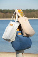 Recycled corduroy beach bag 1475953_005 (Blue)