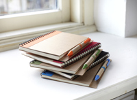 Recycled notebook with ballpen 2715_lif