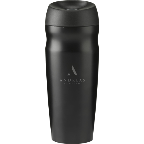 Recycled steel double walled travel mug (450ml)