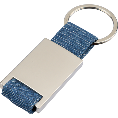 Denim keyring