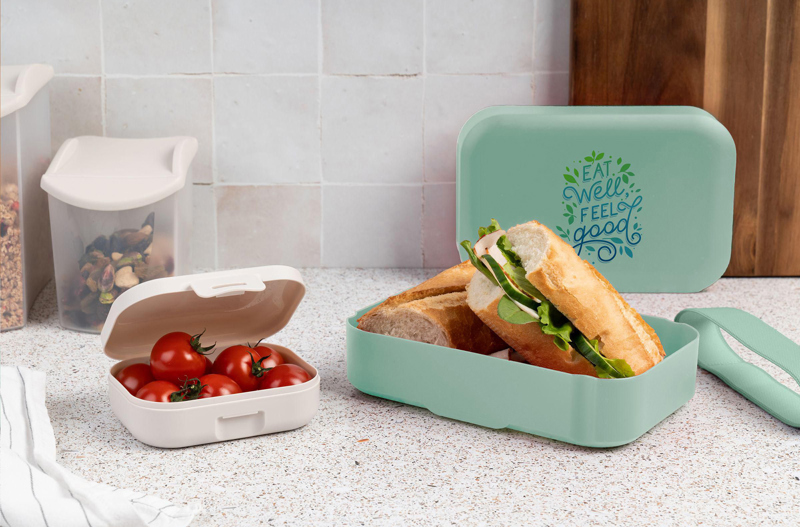 Amuse classic lunch box (medium) 262688_484 (Sage green)