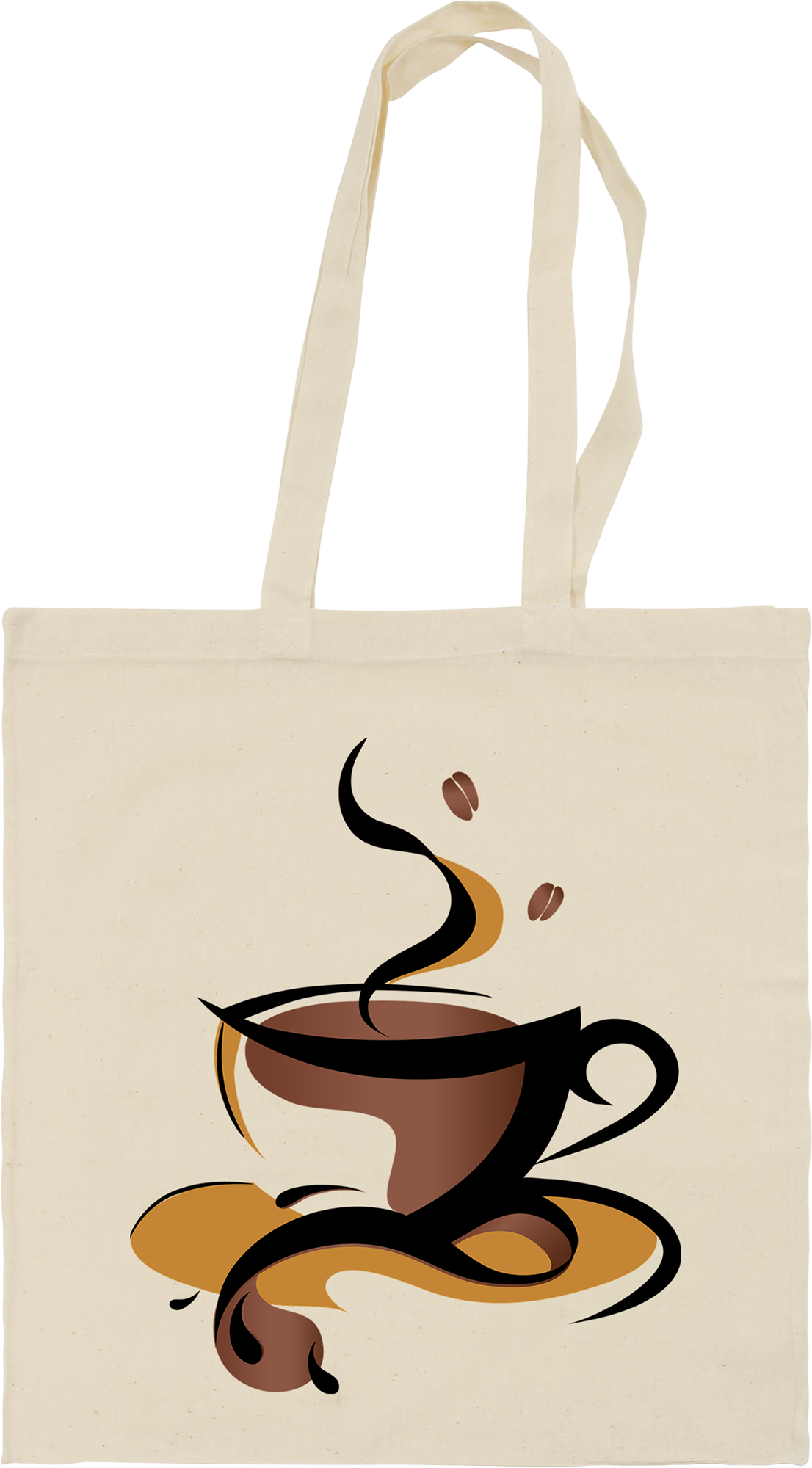 Picture of Cotton bag in natural colour. (150gsm/4.42oz)