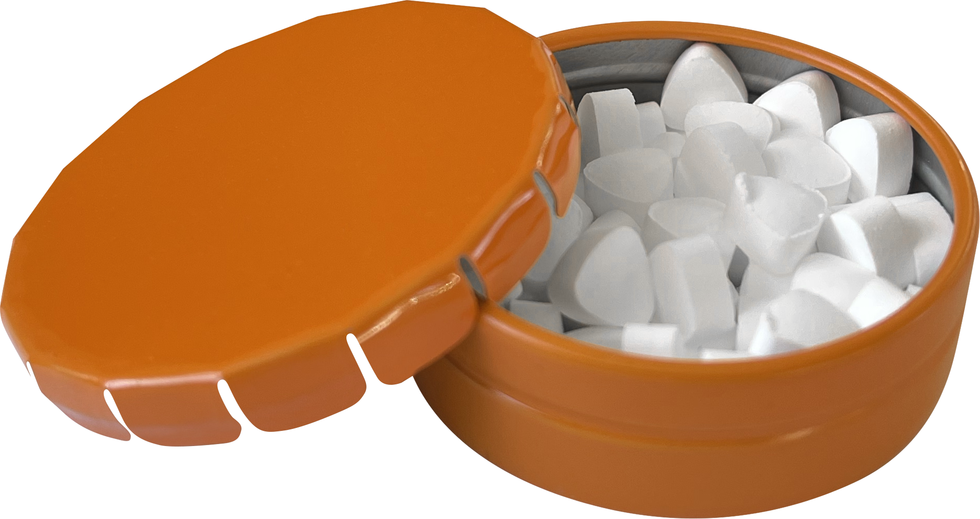 Picture of Round click tin with sugar free mints