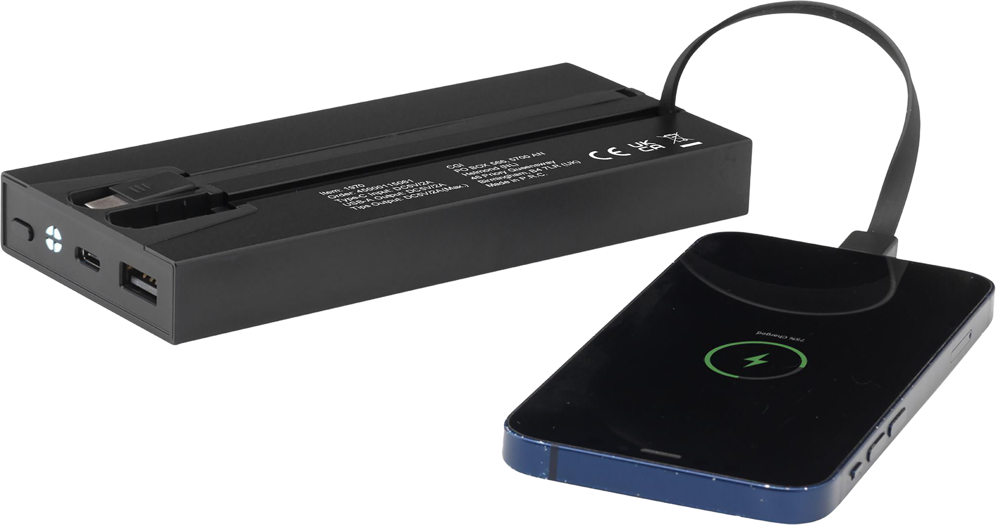 Picture of Recycled aluminium power bank (10,000mAh)