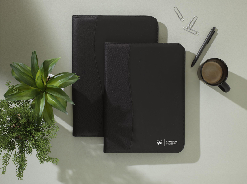Conference folder (A4) 264756_001 (Black)