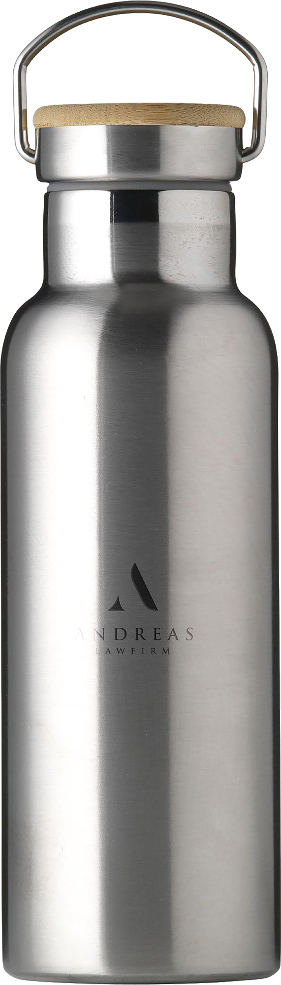 Picture of Recycled stainless steel double walled bottle (500ml)