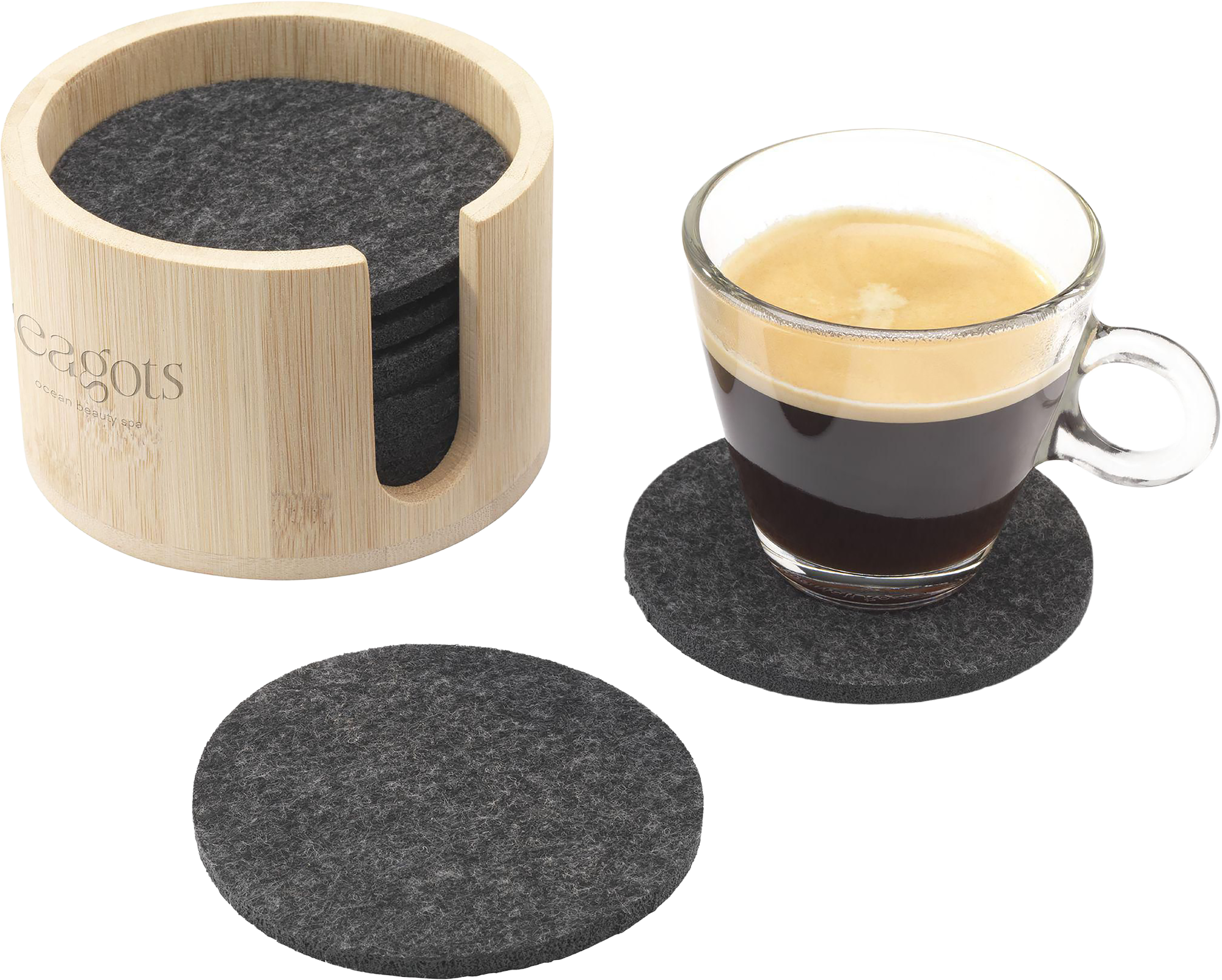 Picture of RPET Felt coaster set
