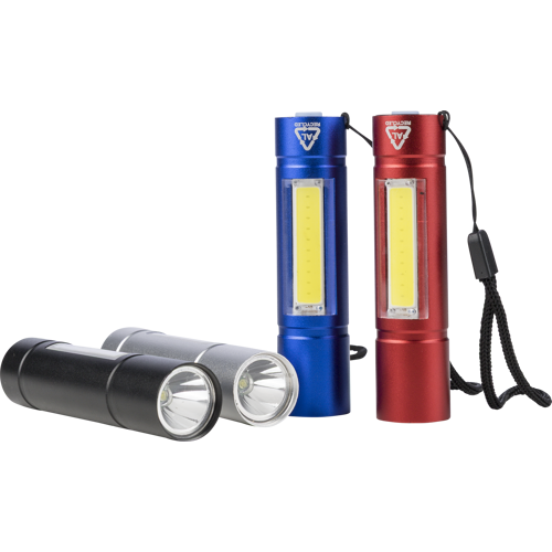 Recycled aluminium COB flashlight