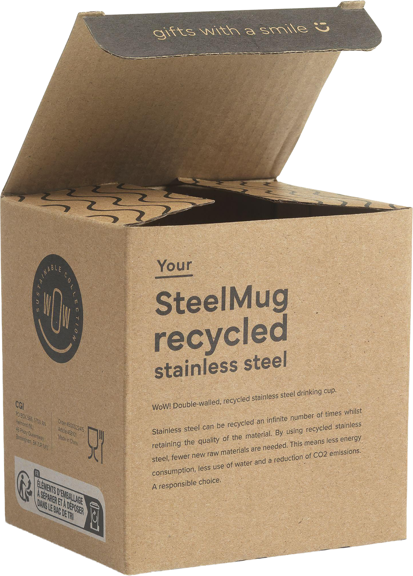 Picture of  Recycled steel mug (220ml)