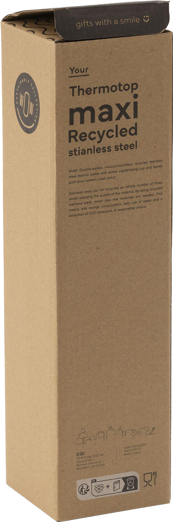 Picture of Recycled steel flask (1 Litre)