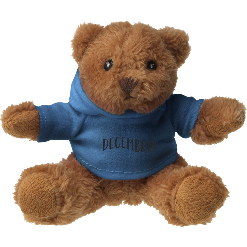 Hooded bear bear soft toy