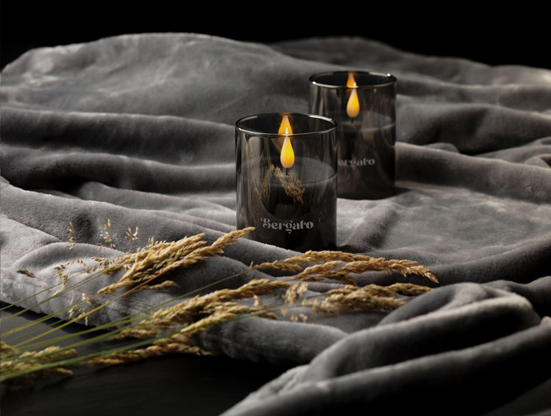 Wooosh Luminosa LED candle 262205_003 (Grey)