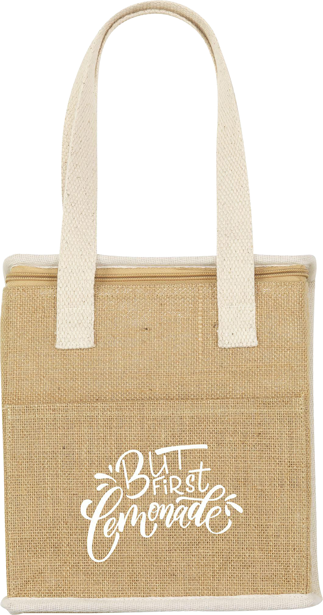Picture of Jute and cotton cooler bag