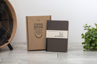 Coffee cover notebook (approx. A5) 269001_011 (Brown)