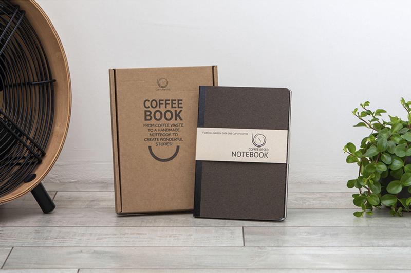 Coffee cover notebook (approx. A5) 269001_011 (Brown)