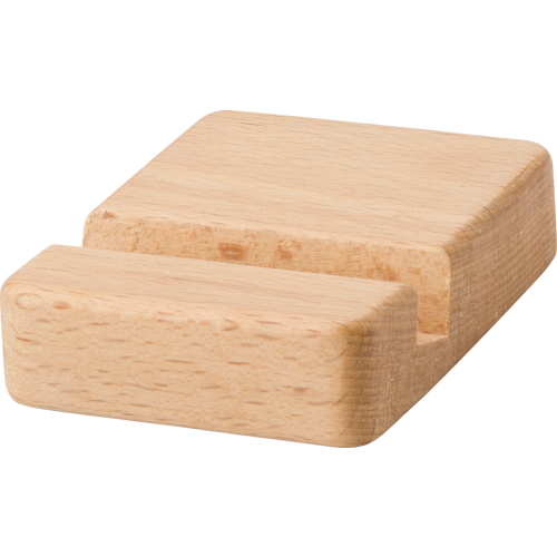 Beech wood phone holder
